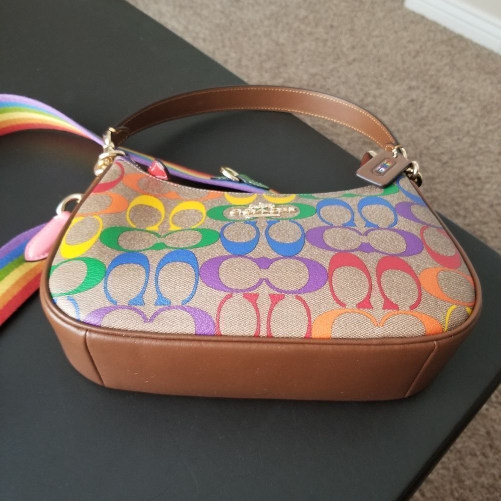 Coach Teri Crossbody in Rainbow - Picture 6 of 8